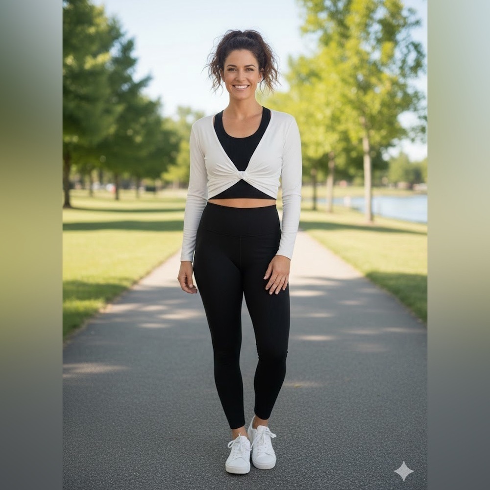 Danny Be Stretchy White Workout Bolero/Shrug | Size XXL